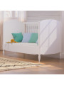 Children's Evolutive Bed Lafayette 60x120 in white wood - Théo Bébé