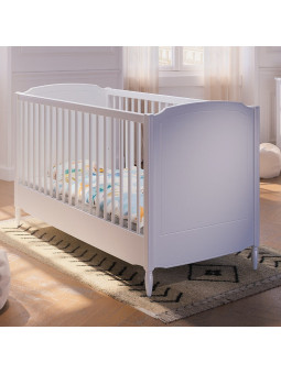 Culla Lettino Lafayette 70x140 in Legno Bianco - Théo Bébé