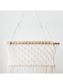 Hanging Cradle Suspended Bassinet - Nature King