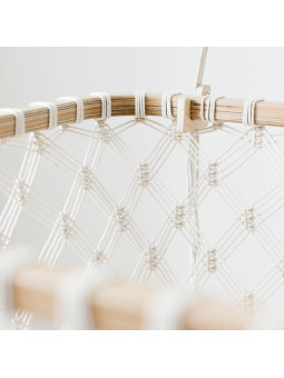 Hanging Cradle Suspended Bassinet - Nature King