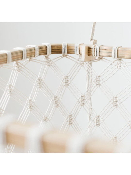 Hanging Cradle Suspended Bassinet - Nature King