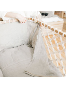 Fodera in 100% Lino per Culla Lettino - Nature King