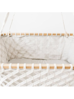 Fodera in 100% Lino per Culla Lettino - Nature King