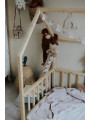 Hut Floor Bed in Pine Wood - Nature King