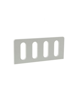Set di 2 Barriere anticaduta collezione Modern per lettino letto a capanna per bambini 90x200 o 160x70 in MDF bianco o grigio