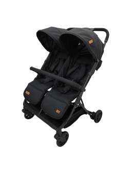 Passeggino Fratellare Duo Buggy Nero - Ding Baby