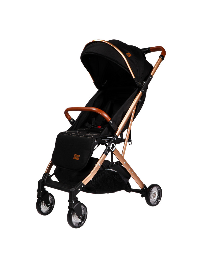 Baby Stroller Vivo Black / Rosé - Ding Baby