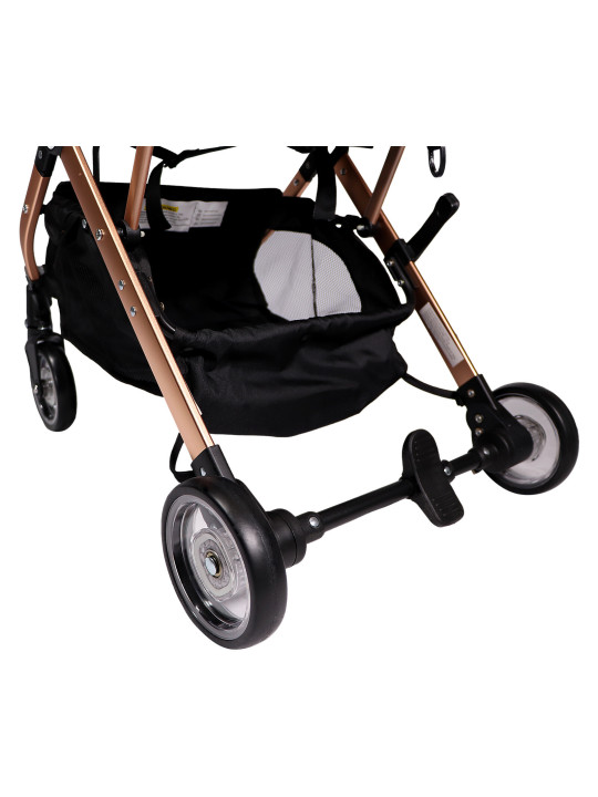 Passeggino con Schienale Regolabile Vivo Beige/Rosé - Ding Baby