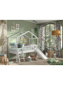 Letto Casetta sull'Albero Dallas 90x200 con Scivolo per Bambini - Vipack