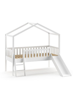 Letto Casetta sull'Albero Dallas 90x200 con Scivolo per Bambini - Vipack