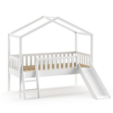 Letto Casetta sull'Albero Dallas 90x200 con Scivolo per Bambini - Vipack