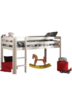 Letto a Soppalco 90x200 per Bambini - Vipack
