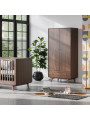 Armadio 2-ante per Bambini Serie Mid in Legno Noce - VOX