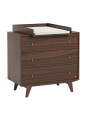 3 Piece Nursery Set Mid Walnut Wood - VOX