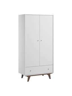 Cameretta Completa 3 Pezzi con Culla 70x140 serie Mid bianca - VOX