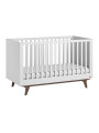 Cameretta Completa 3 Pezzi con Culla 70x140 serie Mid bianca - VOX