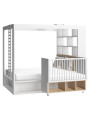 Children's  Next to Me Cot Bed 60x120 cm 4 You White - VOX