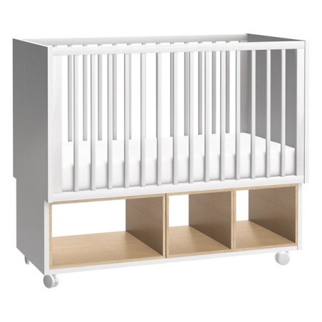 Children's  Next to Me Cot Bed 60x120 cm 4 You White - VOX