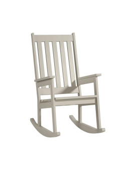 Rocking chair for nursing in white pine wood