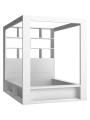 Letto a Baldacchino 160x200 con Libreria Serie 4 You - VOX