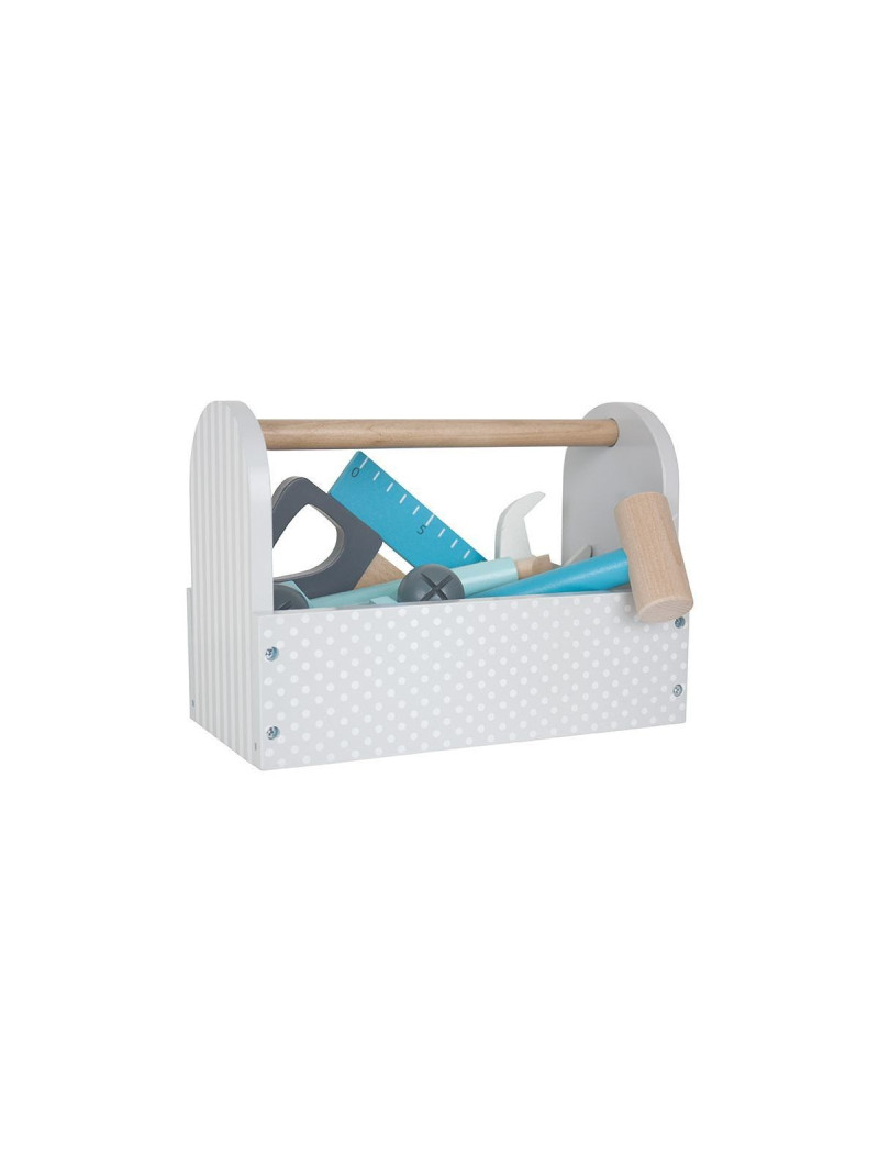 Wooden Toy Toolbox for Children