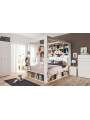 Children's Tall Chest of Drawers 4 You White - VOX