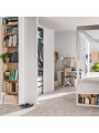 Libreria Laterale Serie 4 You in Legno Laminato Bianco - VOX