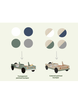 Children's Car Bed 80x160 in the Shape of a Jeep SAFARI - Benlemi
