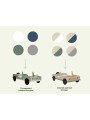 Lettino 80x160 a Forma di Macchina Jeep SAFARI - Benlemi