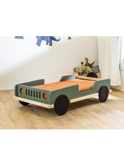 Children's car bed 80x160 in the shape of a jeep BEEP - Benlemi