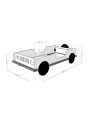 Children's car bed 80x160 in the shape of a jeep BEEP - Benlemi