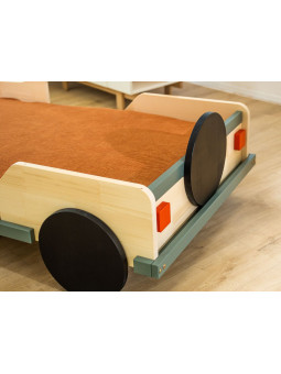 Lettino 80x160 a Forma di Macchina Jeep BEEP - Benlemi