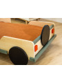 Lettino 80x160 a Forma di Macchina Jeep BEEP - Benlemi