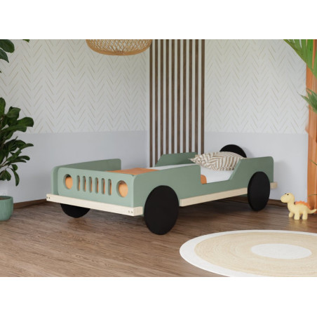 Children's car bed 80x160 in the shape of a jeep BEEP - Benlemi