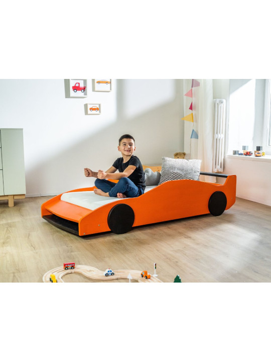 Children's Car Bed 80x160 in the Shape of FERRARI F40 - Benlemi