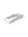 Children's Car Bed 80x160 in the Shape of FERRARI F40 - Benlemi