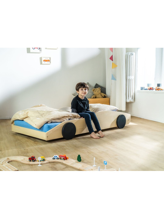 Children's Car Bed in the Shape of Supercar DRIFTY - Benlemi