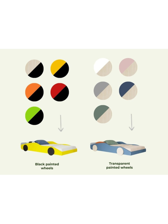 Lettino a Forma di Auto Sportiva DRIFTY - Benlemi
