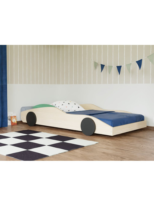 Children's Car Bed in the Shape of Supercar DRIFTY - Benlemi