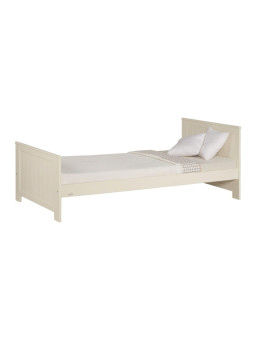 Letto singolo per bambini 90x200 in legno di pino bianco