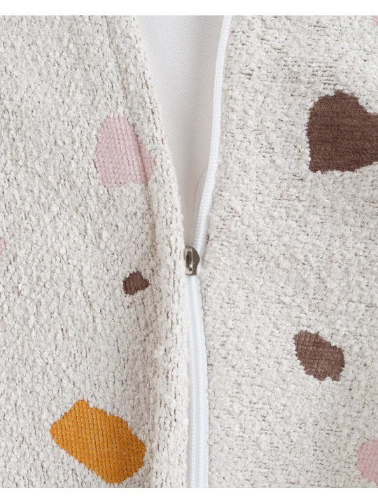 Pouf Poltrona a Sacco Bianco Effetto Terrazzo per Bambini - Wigiwama