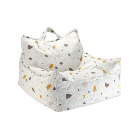 Terrazzo Marble Beanbag Chair - Wigiwama