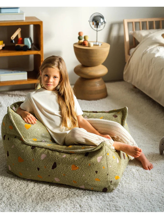 Terrazzo Moss Beanbag Chair - Wigiwama