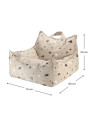 Pouf Poltrona a Sacco Sabbia Effetto Terrazzo per Bambini - Wigiwama