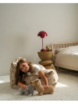 Pouf Poltrona a Sacco Sabbia Effetto Terrazzo per Bambini - Wigiwama