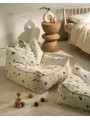 Pouf Poltrona a Sacco Bianco Effetto Terrazzo per Bambini - Wigiwama
