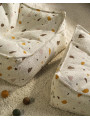 Pouf Poltrona a Sacco Bianco Effetto Terrazzo per Bambini - Wigiwama