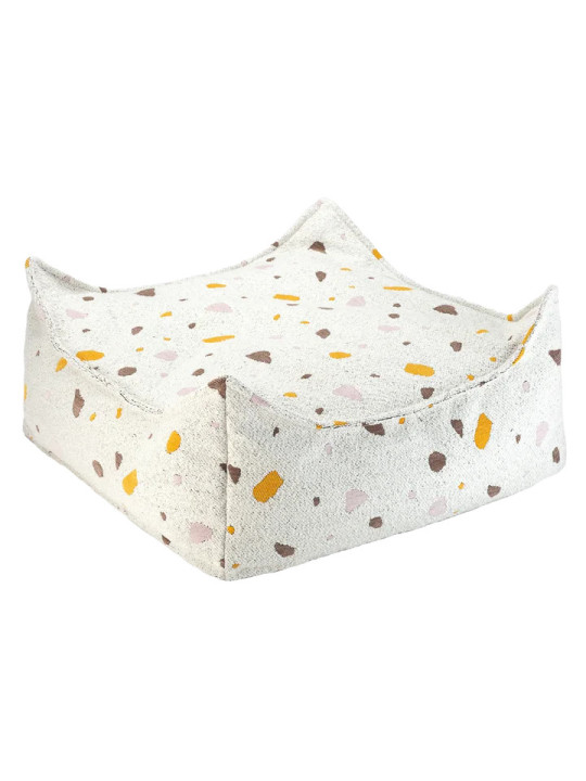 Terrazzo Marble Square Ottoman - Wigiwama
