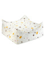 Terrazzo Marble Square Ottoman - Wigiwama