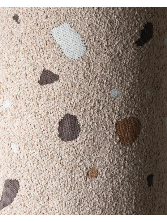 Pouf Quadrato Sabbia Effetto Terrazzo per Bambini - Wigiwama